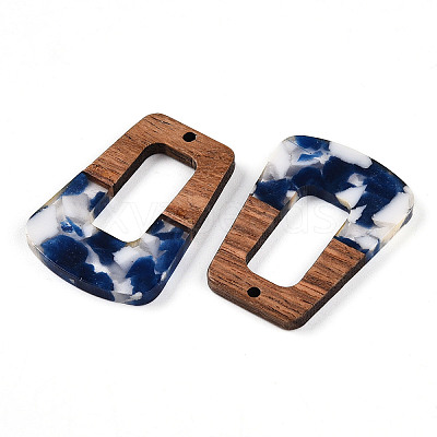 Resin and Walnut Pendants FIND-R051-02C-1