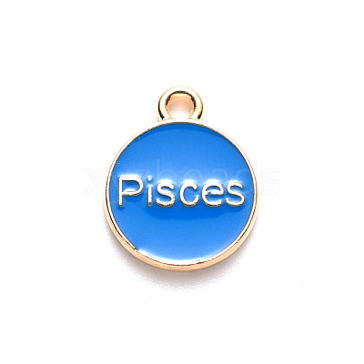 Alloy Enamel Pendants X-ENAM-S124-01A-02H-1