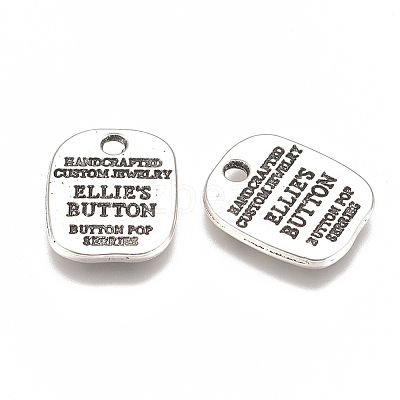 Alloy Quote Charms X-PALLOY-F260-02AS-1