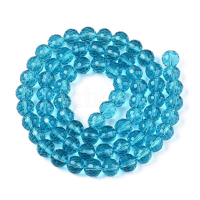 Transparent Glass Bead Strands GLAA-R095-12mm-23-1