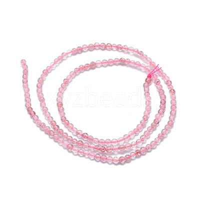 Natural Strawberry  Quartz Beads Strands G-A177-04-14-1