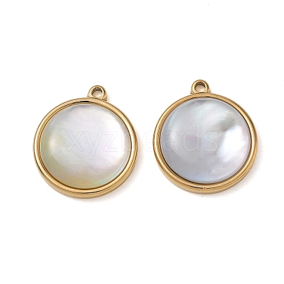 Natural Freshwater Shell Pendants SH-CBA11D7-29A-G-1