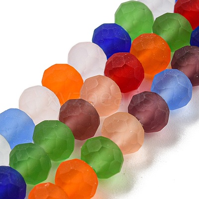 Transparent Glass Beads Strands EGLA-A034-M6mm-63-1