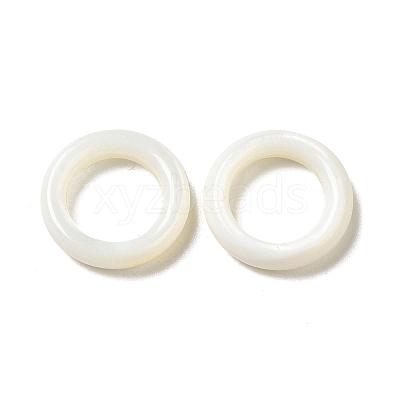 Natural White Shell Linking Ring SSHEL-M022-06A-1