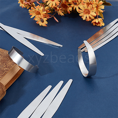 12Pcs 304 Stainless Steel Bangle Inner Core FIND-OC0013-65-1