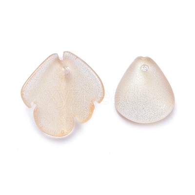 Electroplate Transparent Glass Beads EGLA-L027-D04-1