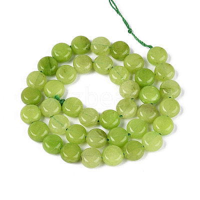 Dyed Natural White Jade Beads Strands G-T143-16J-1