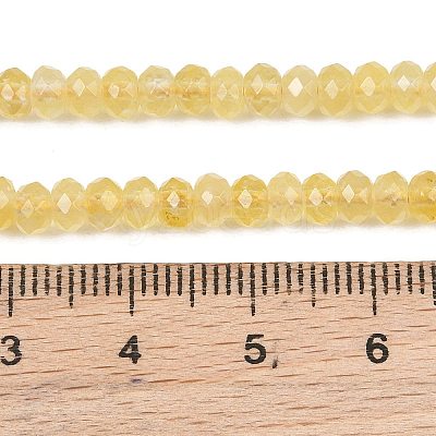 Dyed Natural Malaysia Jade Rondelle Beads Strands X-G-E316-2x4mm-47-1