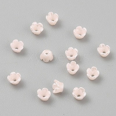 Opaque Resin Bead Caps RESI-CJC0015-29E-1