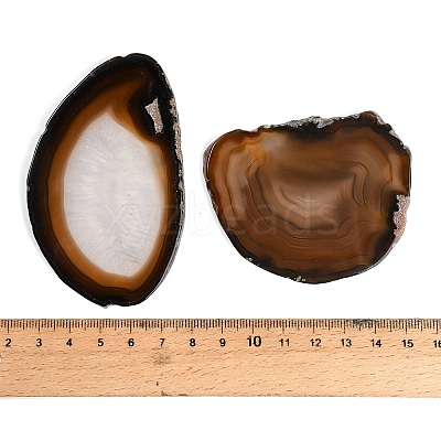 Dyed & Heated Natural Agate Slice Cabochons GG-CBAAF67-01G-1