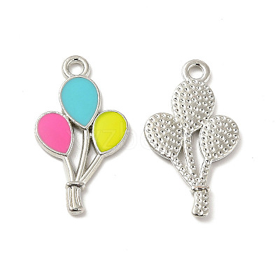 Alloy Enamel Pendants ENAM-B050-10P-1