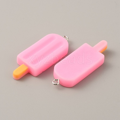 Opaque Resin Pendants RESI-CJC0020-09F-1