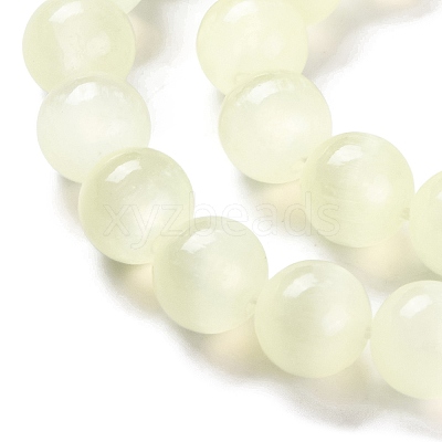 Natural Selenite Beads Strands G-C142-01C-05-1