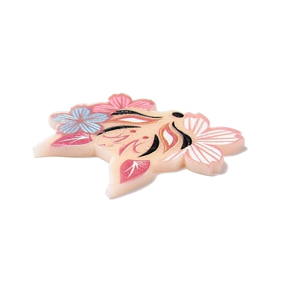 Printed Acrylic Pendants OACR-D008-05-1