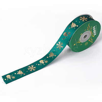 Single Face Polyester Printed Satin Ribbon SRIB-CJC0001-02-1