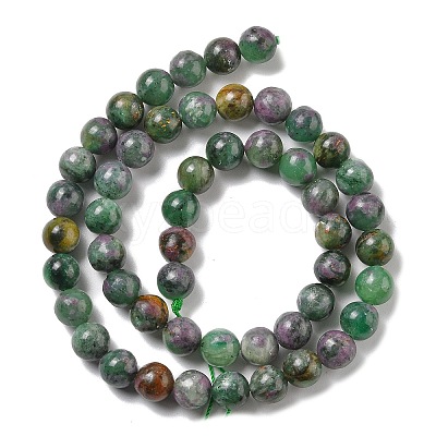Natural Ruby in Zoisite Beads Strands G-R011-A02-02-1