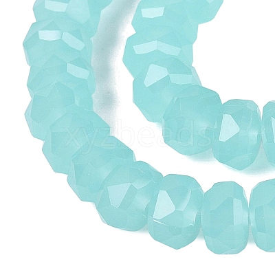 Imitation Jade Glass Beads Strands GLAA-Q114-01A-C02-1