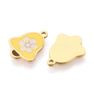 304 Stainless Steel Enamel Charms STAS-T065-58G-01-1
