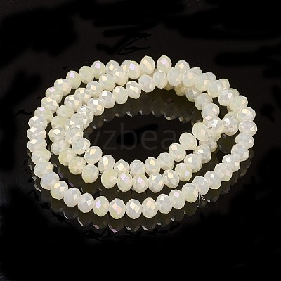 Electroplate Glass Beads Strands EGLA-A034-J10mm-T07-1
