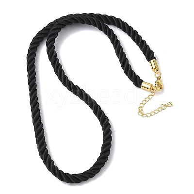 5MM Nylon Twisted Cord Necklace Making X-FIND-G096-01G-19-1