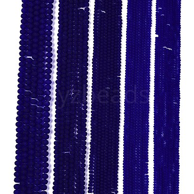 Transparent Glass Beads Strands EGLA-A044-T4mm-MD06-1