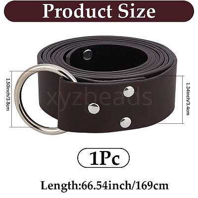 Imitation Leather Chain Belts AJEW-CL0004-83-1