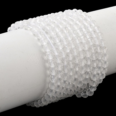 Natural Quartz Crystal Beads Strands G-F596-44-4mm-1