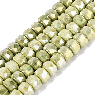 Anti-Tarnish Electroplate Glass Beads Strands GLAA-T025-10mm-11Q-1