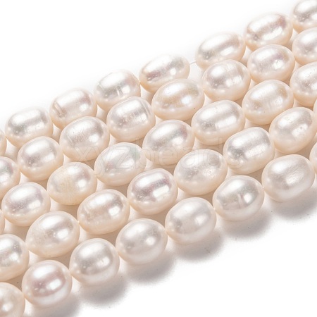 Natural Cultured Freshwater Pearl Beads Strands PEAR-L033-89-1