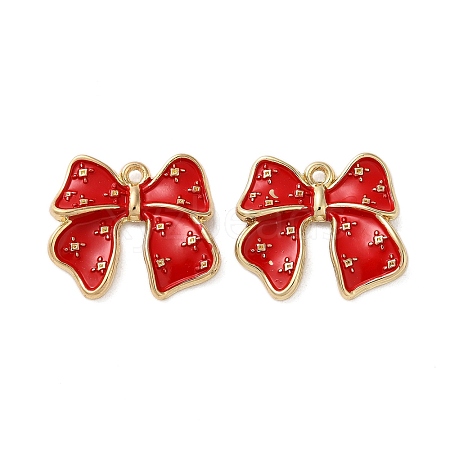 Alloy Enamel Pendants FIND-O003-07D-G-1