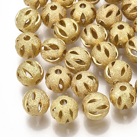 Brass Filigree Beads KK-S34-251B-1