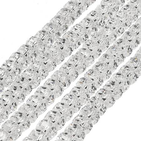 Transparent Glass Beads Strands EGLA-K071-05L-1