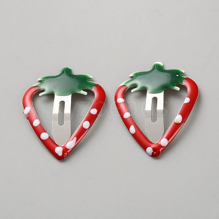 Iron & Enamel Snap Hair Clips PHAR-WH20002-04A-02-1