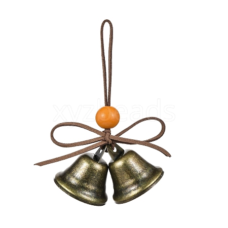 Iron Bell Hanging Ornaments HJEW-JM02436-1