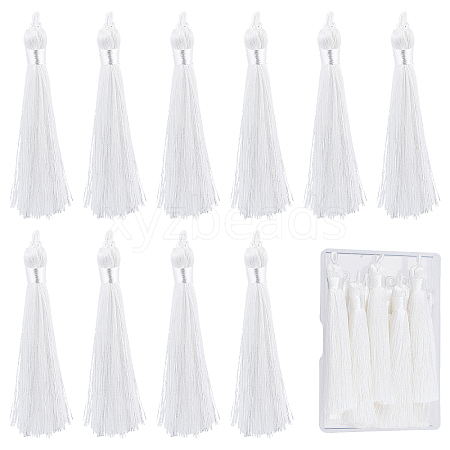10Pcs Nylon Tassels Big Pendant Decorations FIND-SC0003-38D-1