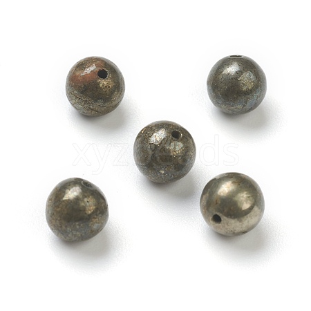 Natural Pyrite Beads G-H267-03B-1