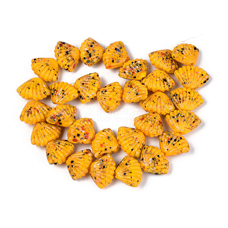 Handmade Lampwork Beads Strands LAMP-T026-03G-1