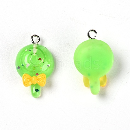 Resin Pendants RESI-TAC0007-18E-1