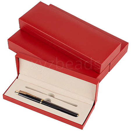 Plastic Pen Gift Packing Boxes CON-WH0001-85A-02-1