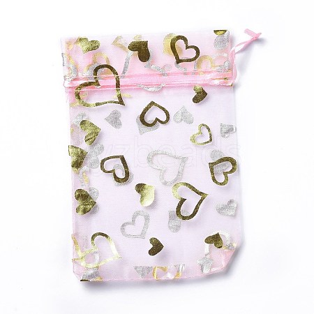 Organza Drawstring Jewelry Pouches OP-I001-B04-1