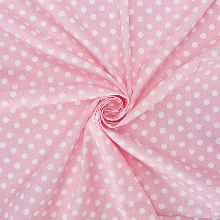 Polka Dot Pattern Cotton Fabric DIY-GA0010-22B-1