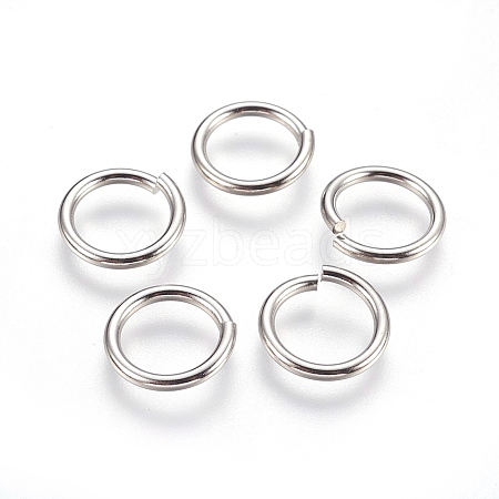 Tarnish Resistant 304 Stainless Steel Saw Cut Open Jump Rings STAS-P212-25P-14-1