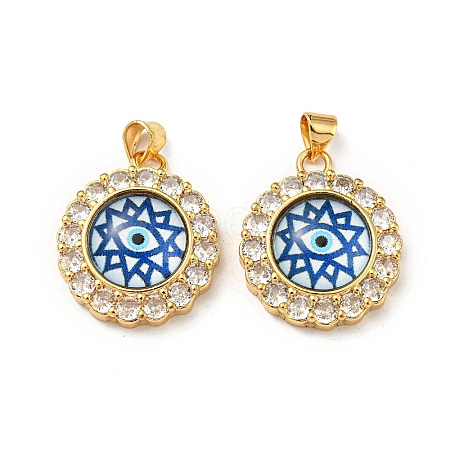 Real 18K Gold Plated Brass Pendants KK-L209-008G-02-1