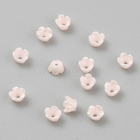 Opaque Resin Bead Caps RESI-CJC0015-29E-1