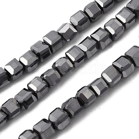 Synthetic Terahertz Stone Beads Strands G-H327-L03-01-1