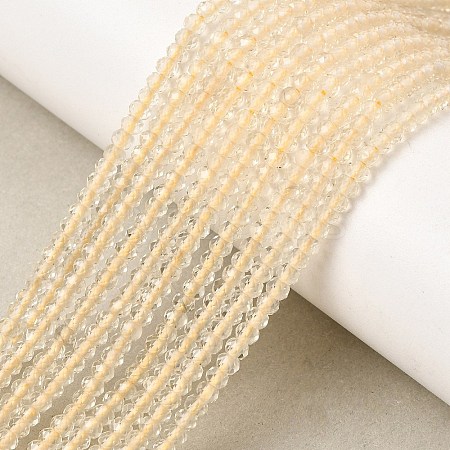 Heated Natural Lemon Quartz Beads Strands GG-CBA4808-A01-01-1