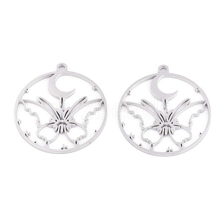 304 Stainless Steel Pendants STAS-N108-41P-1