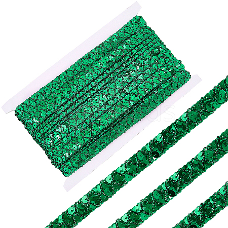 Plastic & Polyester Paillette Beads OCOR-WH20016-04F-1