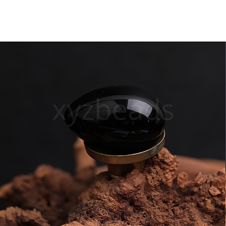 Natural Obsidian Egg Figurines Statues for Home Office Desktop Decoration PW-WG1DC51-10-1