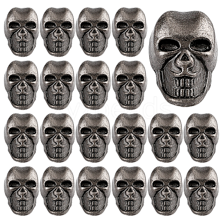 20Pcs Alloy Shank Buttons BUTT-PH0001-82A-B-1